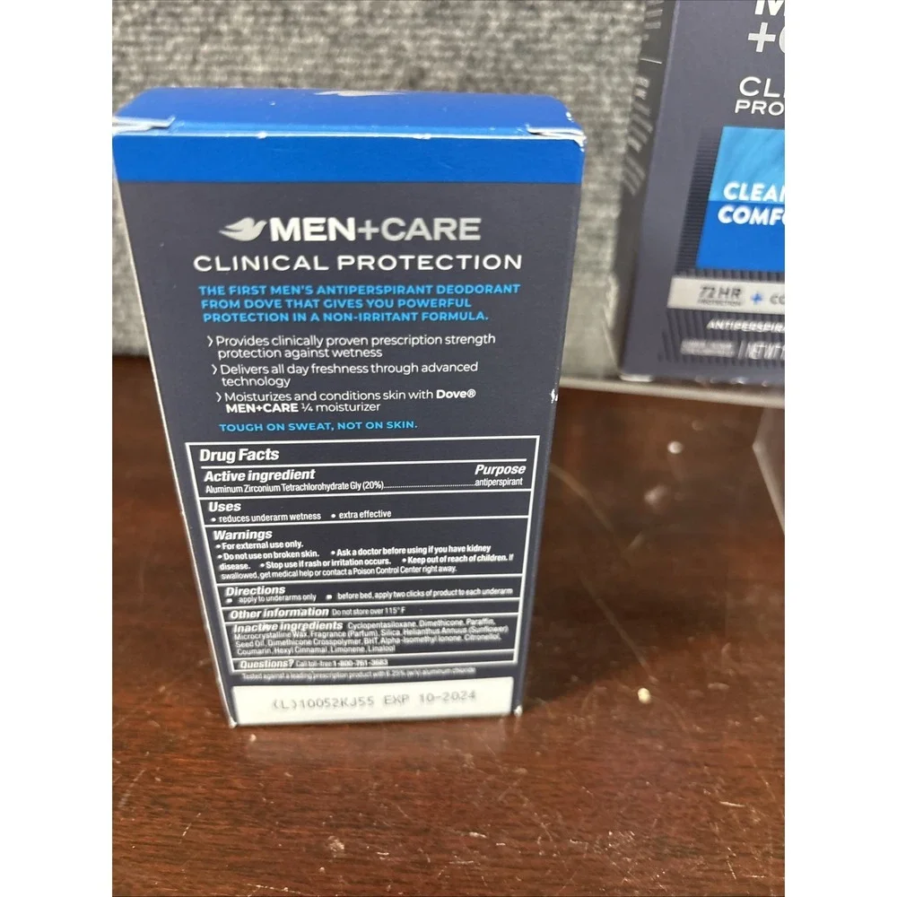 2‎ Pk Dove Men + Care Clinical Protection Clean Comfort Antiperspirant